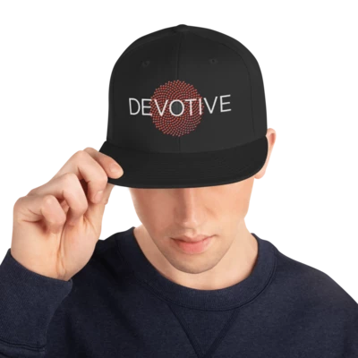 Snapback hat with Devotive logo